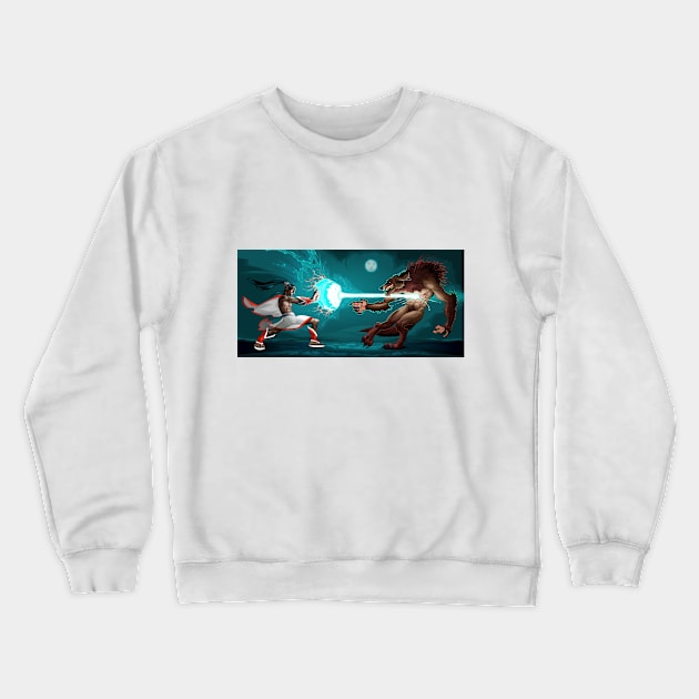 Fighting scene Crewneck Sweatshirt by ddraw